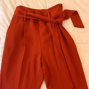 ZARA work pants/trousers in burnt orange colour only worn once